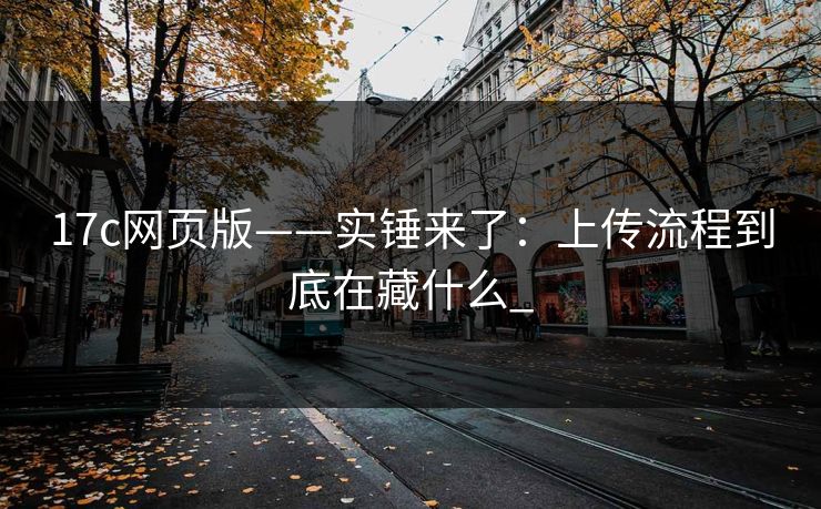 17c网页版——实锤来了：上传流程到底在藏什么_